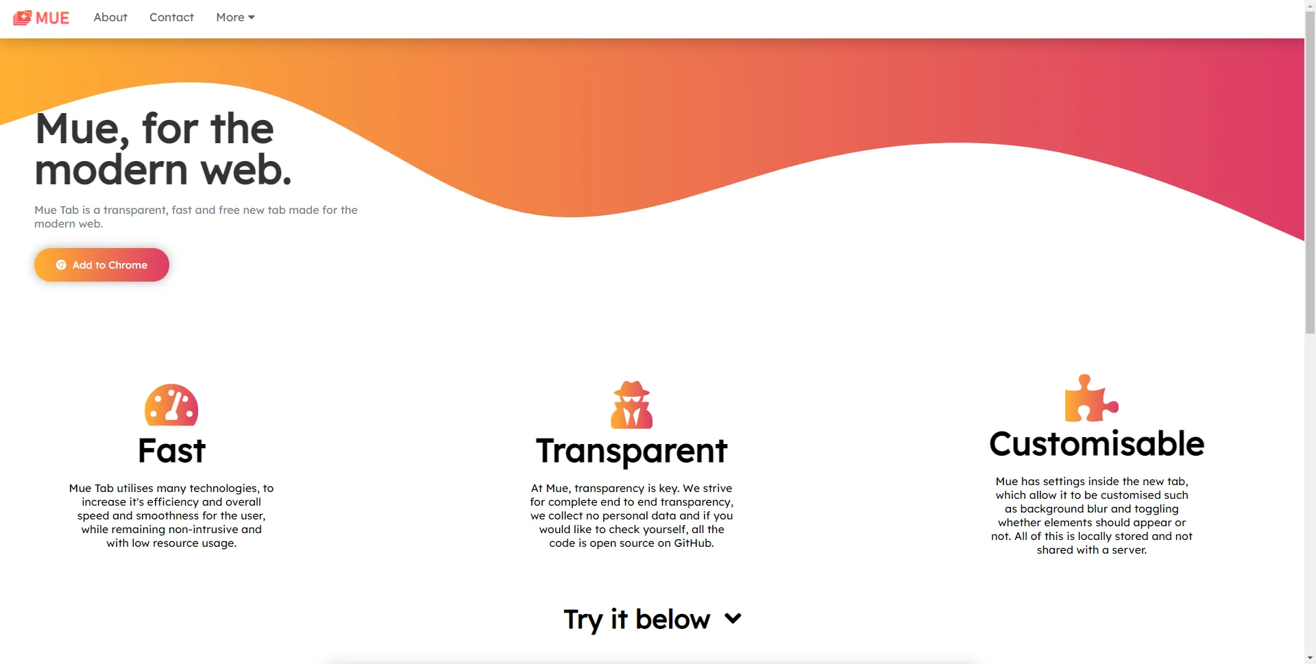 New website